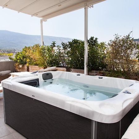 Gorgeous Penthouse With Private Jacuzzi And Amazing View! Lejlighed Athen Eksteriør billede