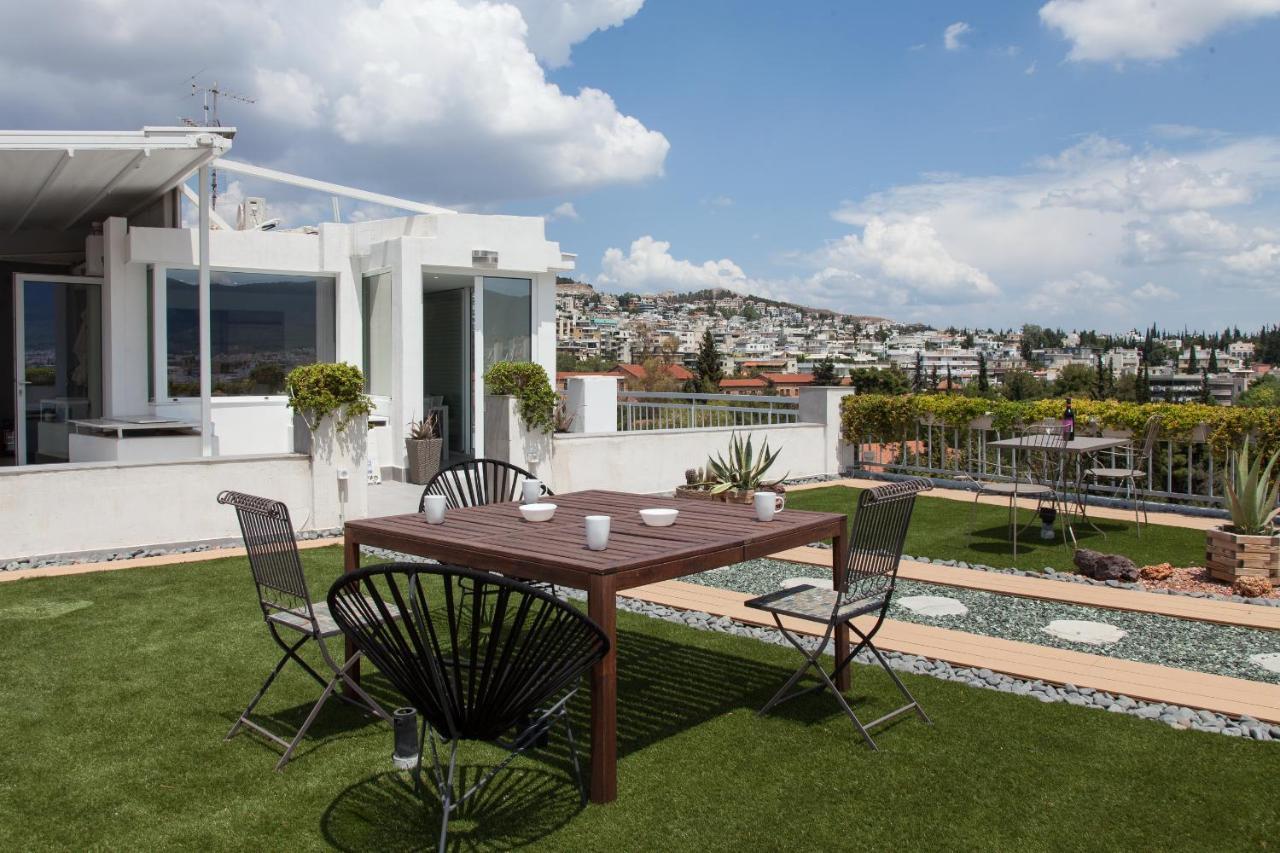Gorgeous Penthouse With Private Jacuzzi And Amazing View! Lejlighed Athen Eksteriør billede